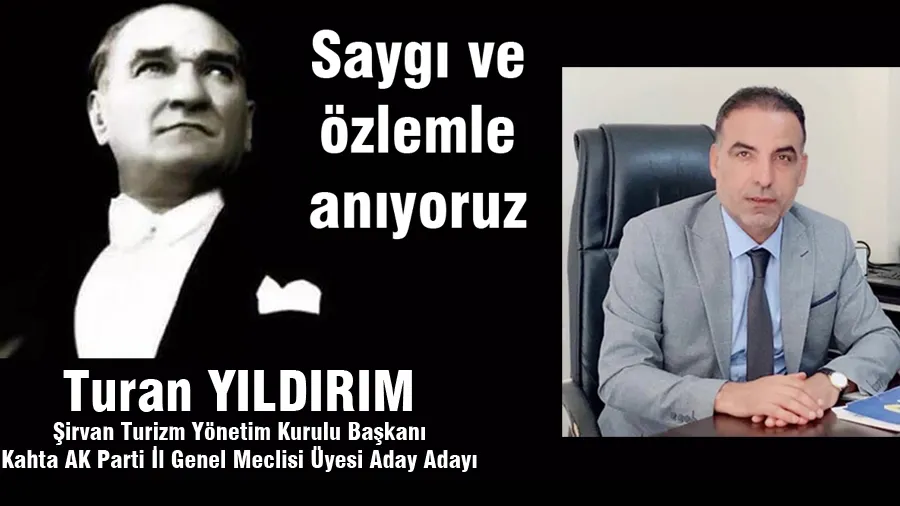 Turan Yıldırım 10 Kasım Mesajı