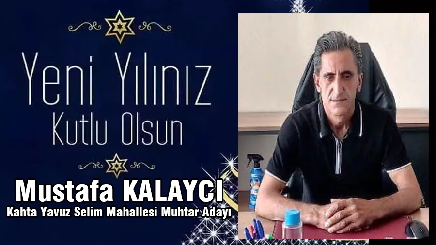 Mustafa Kalaycı Yeni Yıl Kutlama İlanı