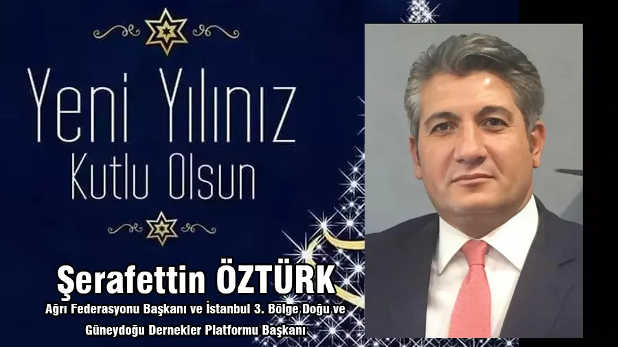 Şerafettin Öztürk Yeni Yıl Kutlama İlanı