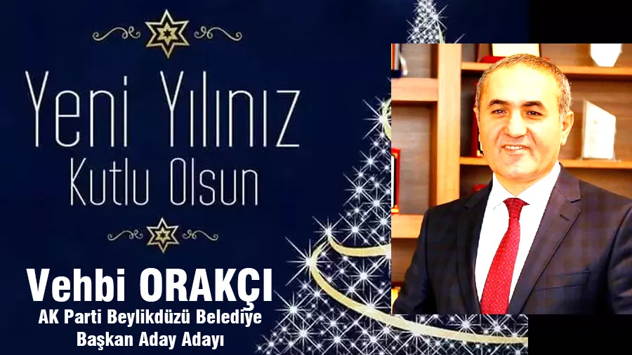 Vehbi Orakçı Yeni Yıl Kutlama İlanı