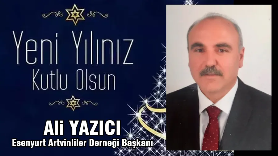 Ali Yazıcı Yeni Yıl Kutlama İlanı