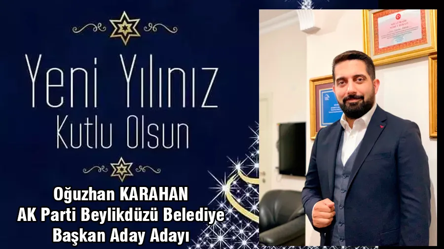 Oğuzhan Karahan Yeni Yıl Kutlama İlanı
