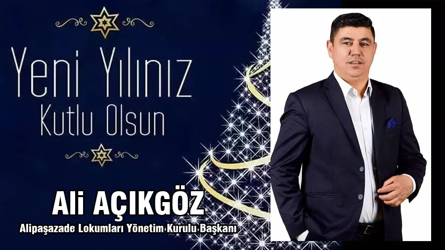 Ali Açıkgöz Yeni Yıl Kutlama İlanı