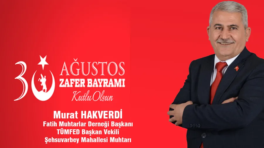 Murat Hakverdi 30 Ağustos Kutlama Mesajı